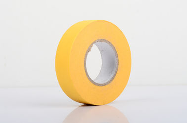 粉の噴霧のためのクレープ紙の物質的で黄色い保護テープ