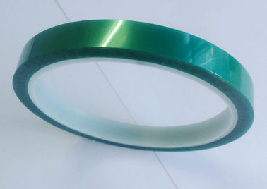 ISO9001コーティングのためのシリコーンの接着剤が付いている深緑色ポリエステル テープ85um